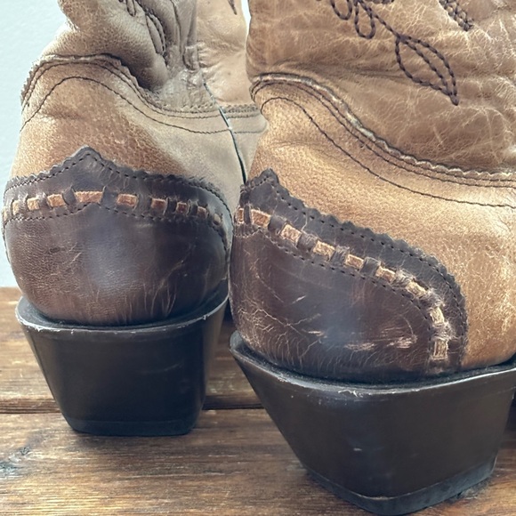 CORRAL Western Cowboy Boot Women’s 7.5M Brown Floral Embroidery Mexico A2500 - Picture 10 of 12